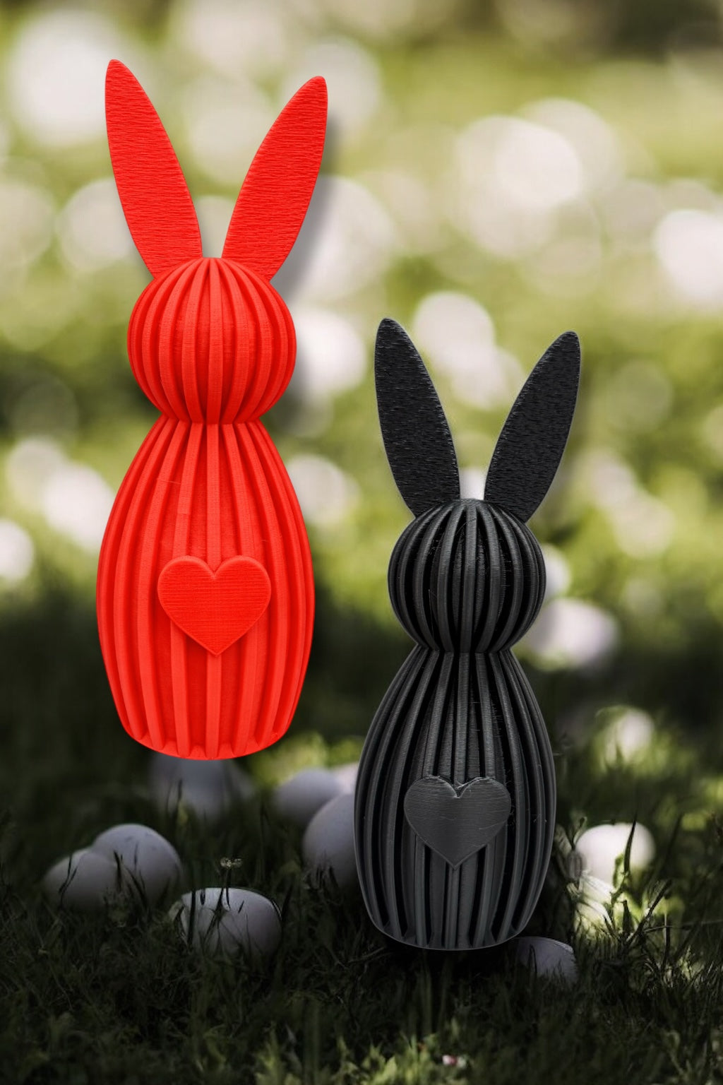 Zajączki wielkanocne Figurki 3D