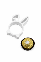 ZESTAW WIELKANOCNY BIAŁY na słodycze cukierki figurki 5 SZT