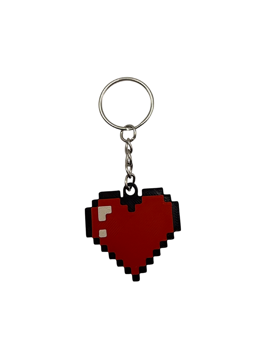 Brelok „Serce Minecraft” Idealne pod walentynki i nie tylko– komplet 2 szt.