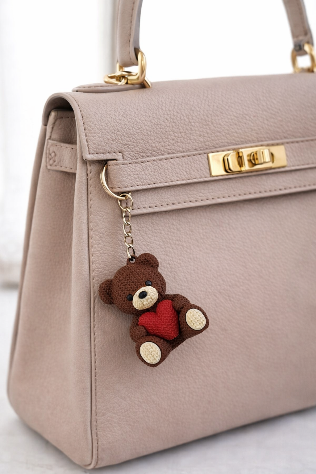 Brelok Miś z serduszkiem – uroczy prezent na Dzień Kobiet Personalizowany