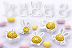 ZESTAW WIELKANOCNY BIAŁY na słodycze cukierki figurki 5 SZT