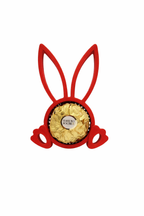 ZESTAW WIELKANOCNY CZERWONY na słodycze cukierki figurki 5 SZT