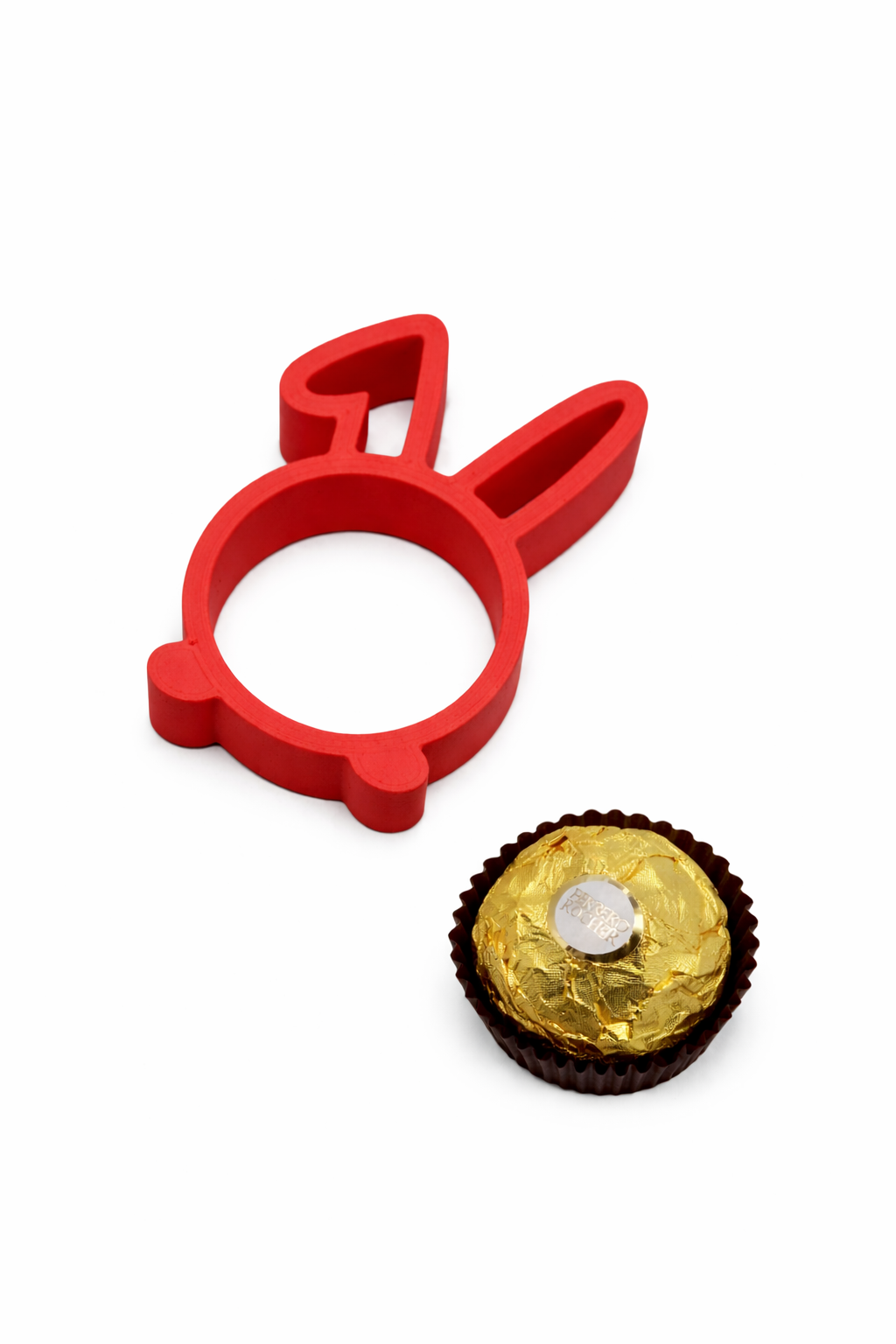 ZESTAW WIELKANOCNY CZERWONY na słodycze cukierki figurki 5 SZT