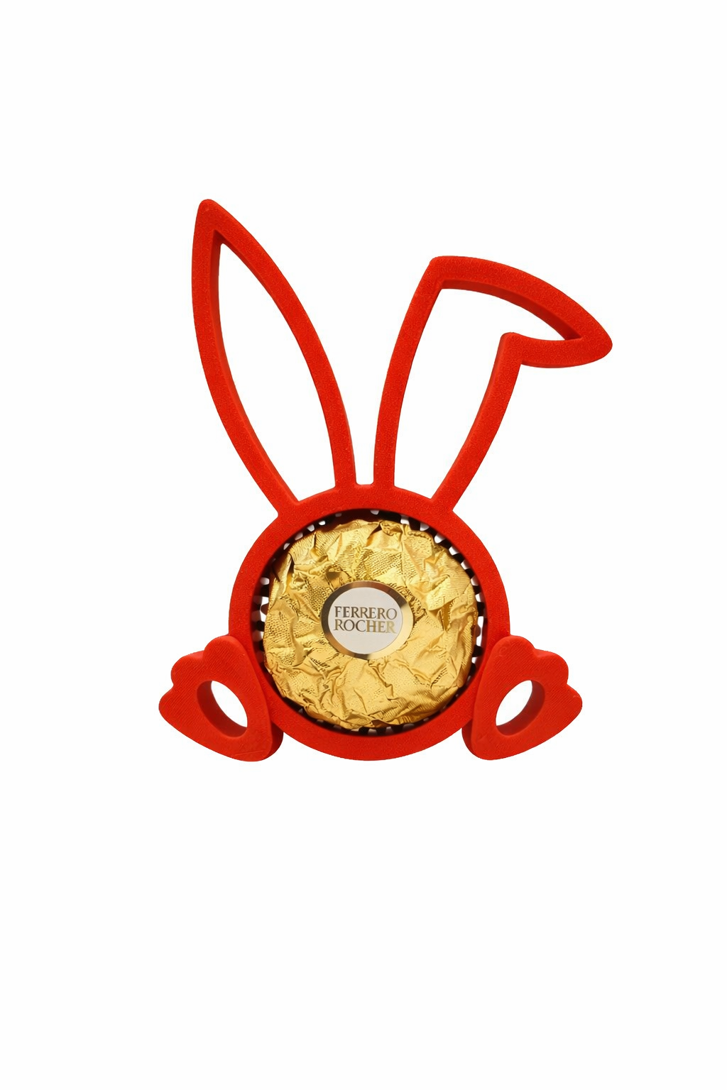 ZESTAW WIELKANOCNY CZERWONY na słodycze cukierki figurki 5 SZT