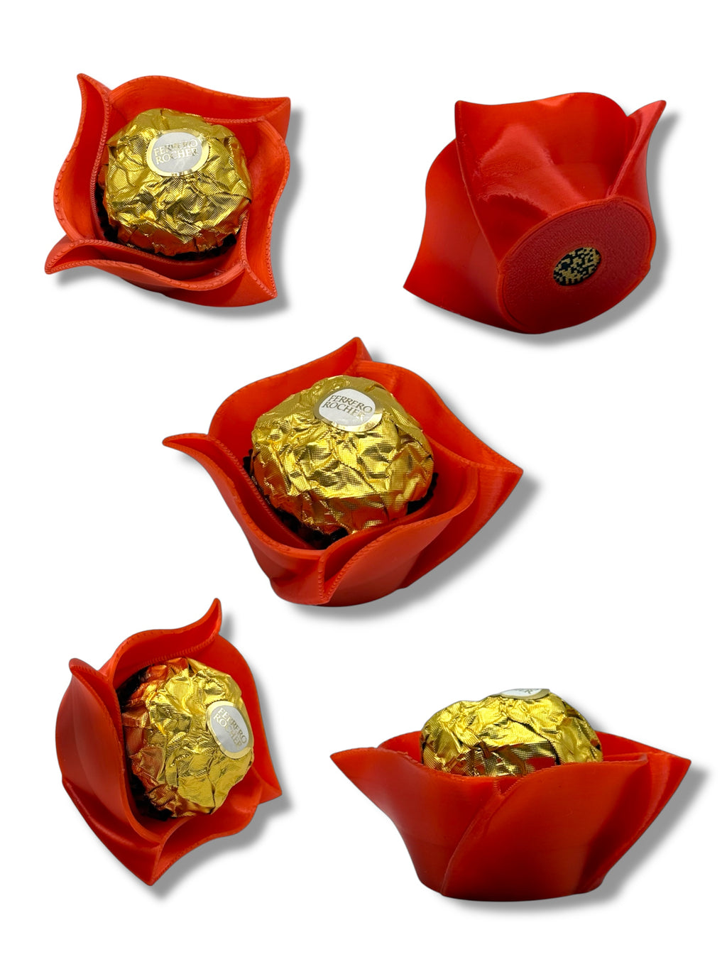 Uchwyt na słodycze do bukietów – RÓŻA Dekoracja florystyczna zestaw 16sztuk