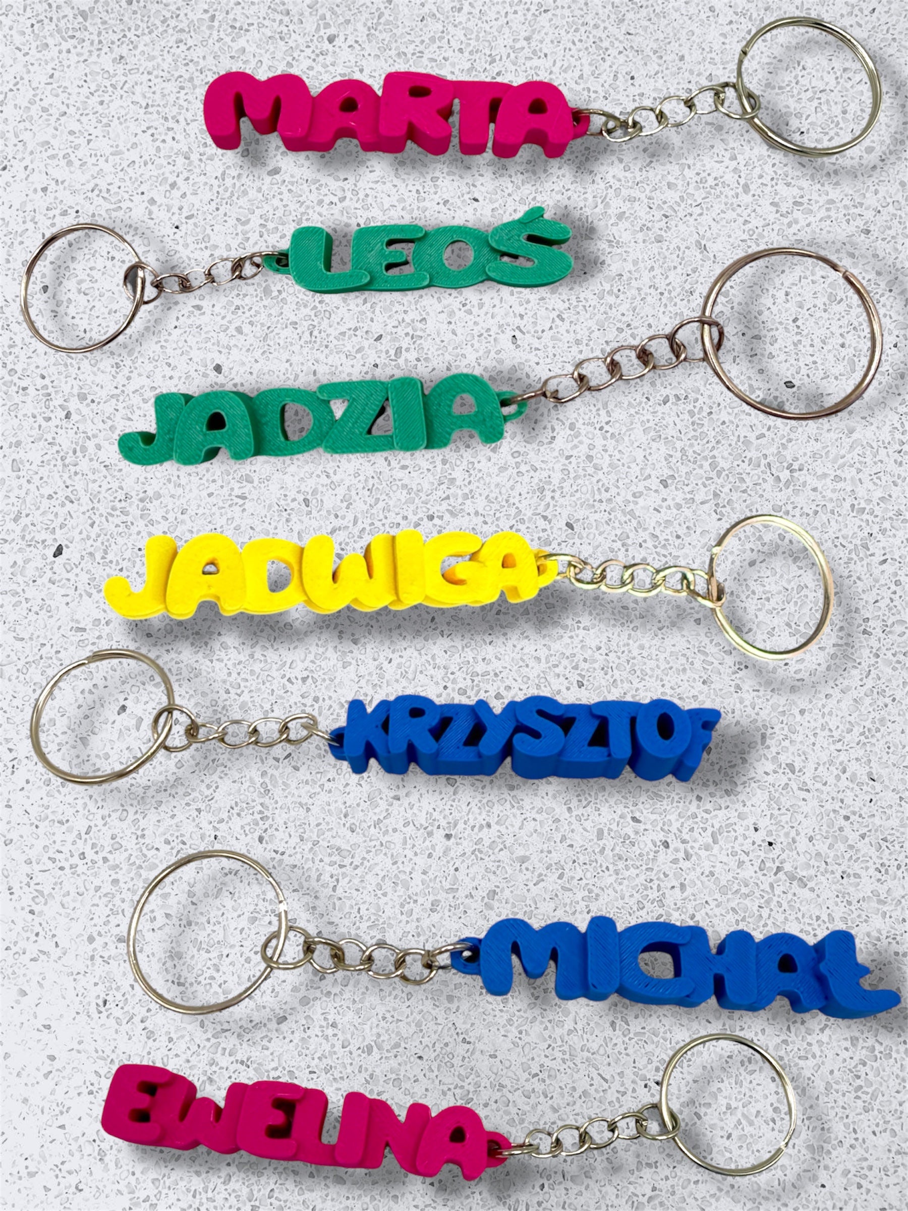 Personalizowany breloczek z imieniem / napisem